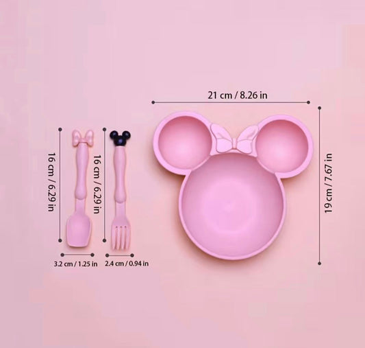 Plato de 3 piezas Minnie